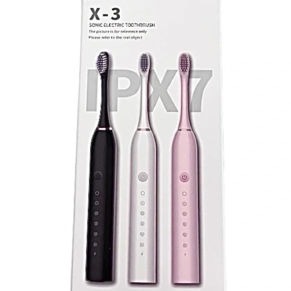 Sonic X-3 Electric Toothbrush / Black